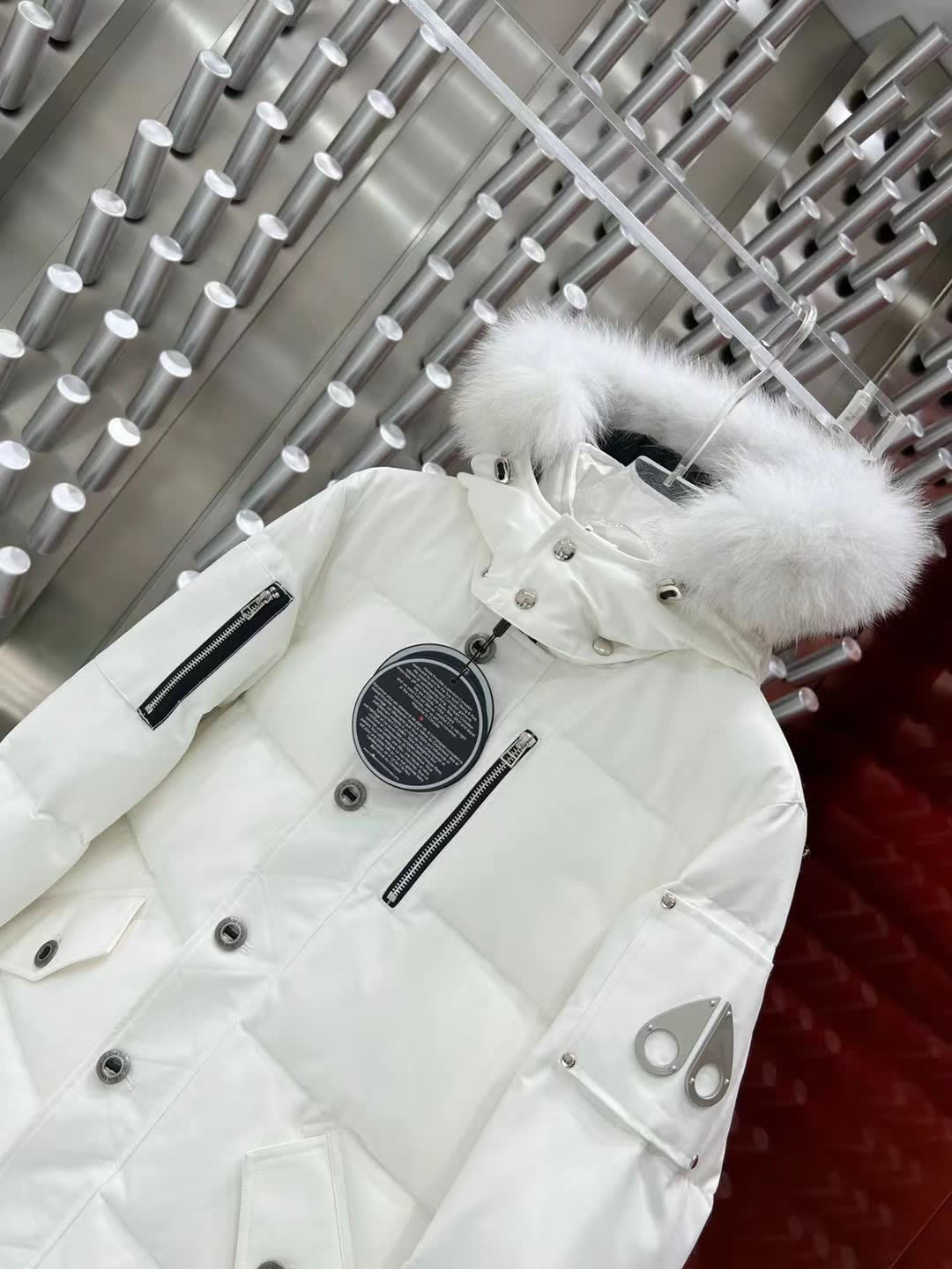 Moose Knuckles Hooded Down Jacket
